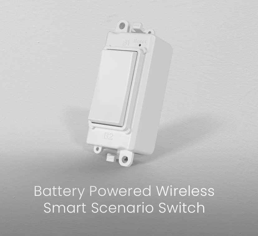 Battery powered, wireless<br> smart scenario switch